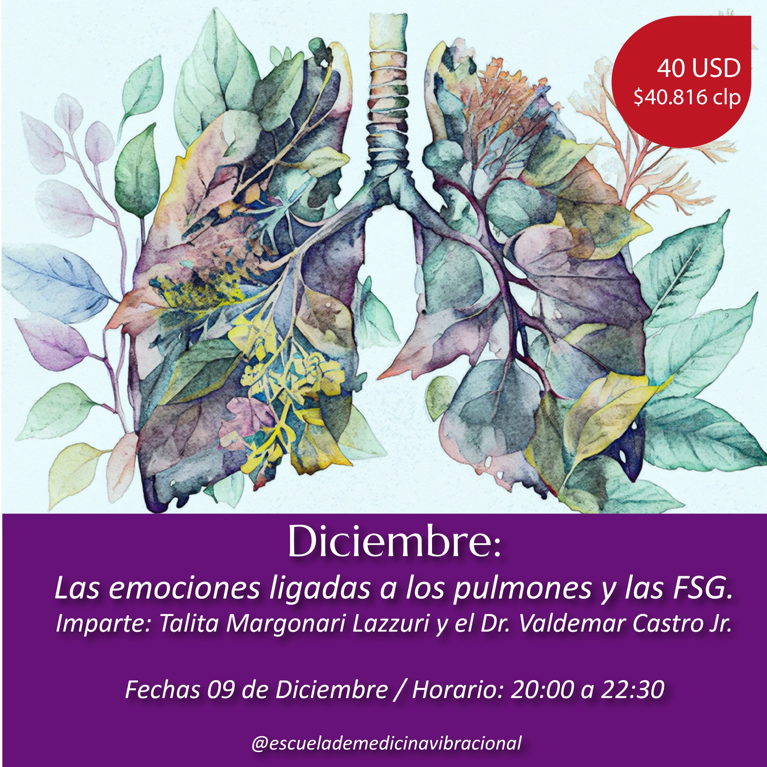 LAS EMOCIONES LIGADAS A LOS PULMONES Y LAS FSG – ONLINE